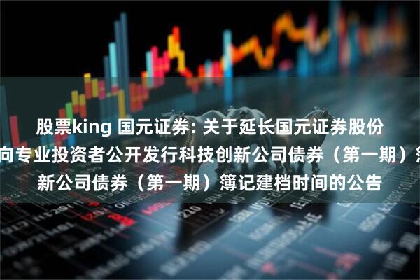 股票king 国元证券: 关于延长国元证券股份有限公司2025年面向专业投资者公开发行科技创新公司债券(第一期)簿记建档时间的公告